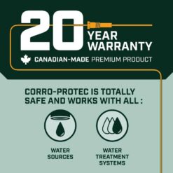 CORRO-PROTEC Powered Anode Rod For RV Suburban Hot Water Heater