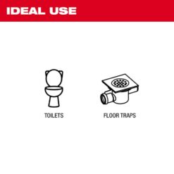 Milwaukee M12 Trap Snake 12V Lithium-Ion Cordless 6 ft. Toilet Auger 3576-21