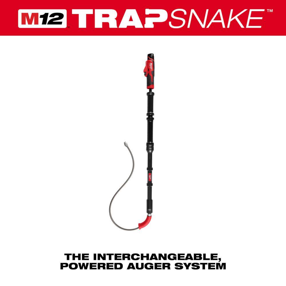 Milwaukee M12 Trap Snake 12V Lithium-Ion Cordless 6 ft. Toilet Auger 3576-21
