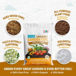 Back to the Roots Organic Garden Soil (4 1 cu.ft. Bags ) 47075-DS