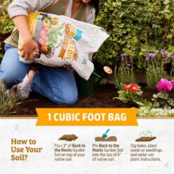 Back to the Roots Organic Garden Soil (4 1 cu.ft. Bags ) 47075-DS
