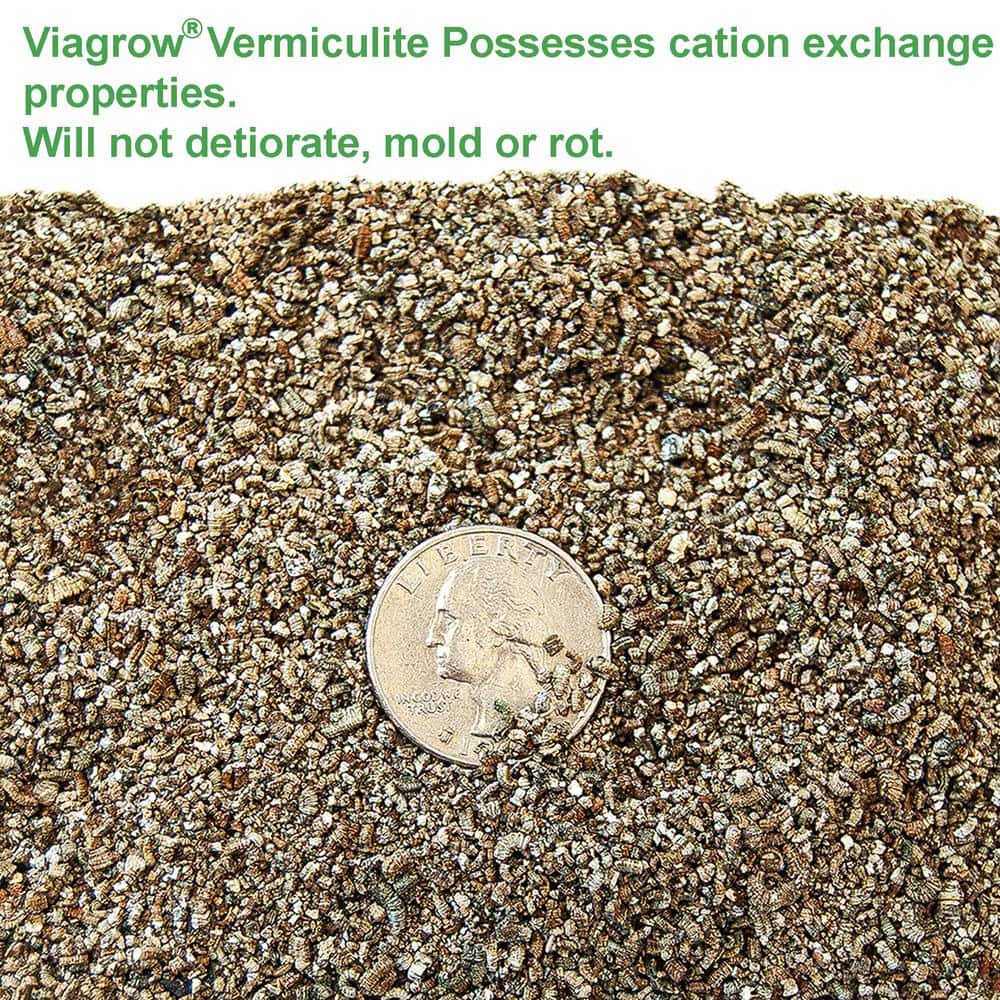 Viagrow Organic 8 cu. ft. 4CF Perlite and Vermiculite Planting Soil Additive Growing Medium 236 Qt./60 US Gal. (2-Pack) VERPER4