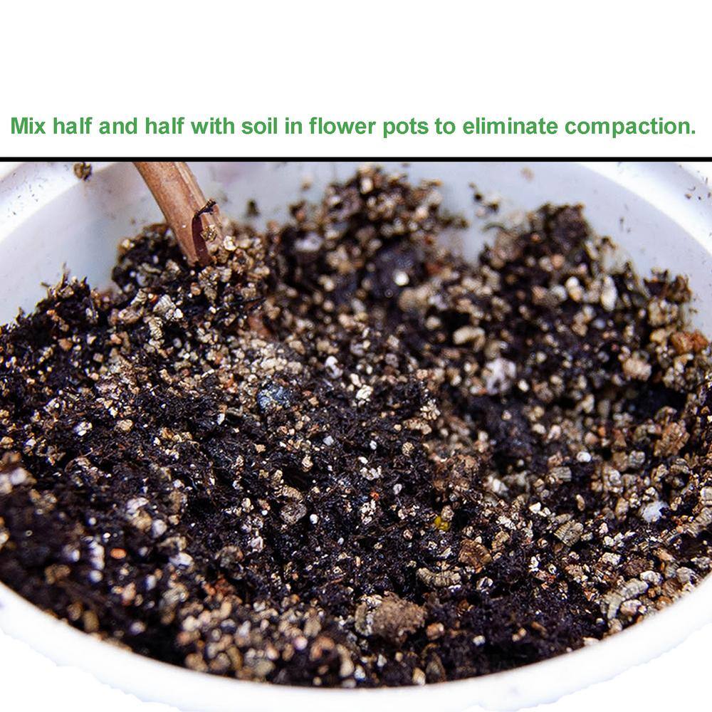 Viagrow Organic 8 cu. ft. 4CF Perlite and Vermiculite Planting Soil Additive Growing Medium 236 Qt./60 US Gal. (2-Pack) VERPER4