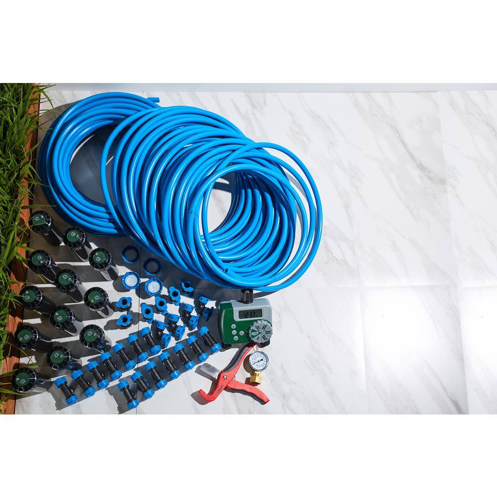 Orbit 2-Zone In-Ground 1/2 in. Sprinkler System with Hose Faucet Timer 50021