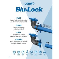 Orbit 2-Zone In-Ground 1/2 in. Sprinkler System with Hose Faucet Timer 50021