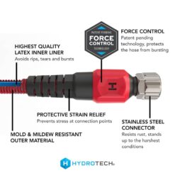 Hydrotech ProSeries Expandable 3/4 in. Diameter x 200 ft. Garden Water Hose 5595C3