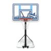 Lifetime Poolside Basketball System in White and Blue 91187