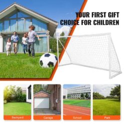 SKYSHALO Portable Soccer Goal, 12 x 6 ft. Soccer Net, Adults Kids Backyard Soccer Net, Large Practice Soccer Net