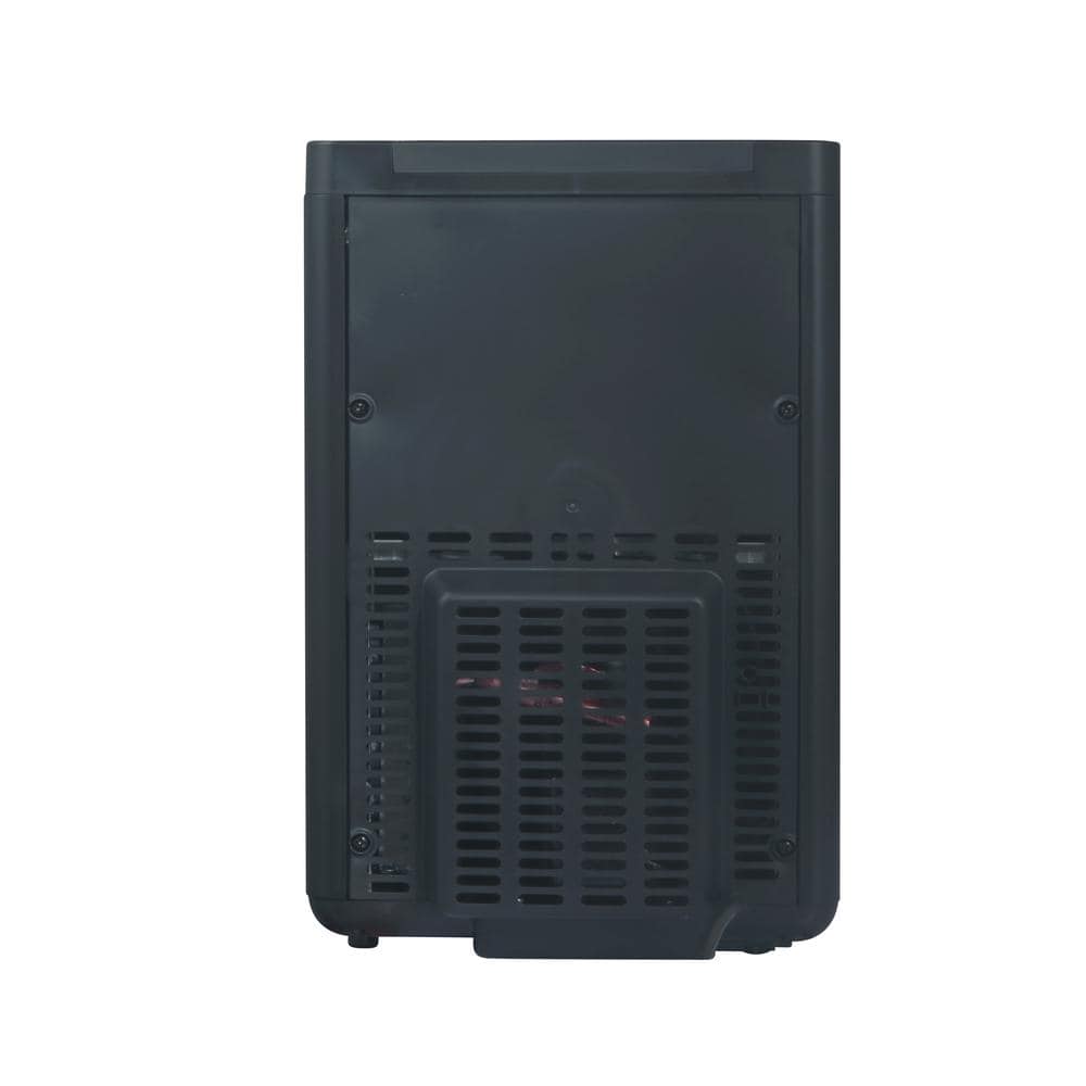FRIGIDAIRE GALLERY 33 Lb Countertop Nugget Ice Maker with Touch Controls with Stainless Steel Trim and a Matt Finish EFIC201-Black