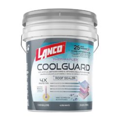 Lanco Coolguard 5 Gal. Insulating Elastomeric White Roof Sealer RC3700-2