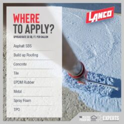 Lanco Coolguard 5 Gal. Insulating Elastomeric White Roof Sealer RC3700-2