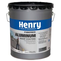 Henry 555 Fibered Aluminum Reflective Roof Coating 4.75 gal. HE555019