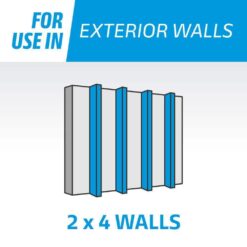 Knauf Insulation R-13 EcoBatt Kraft Faced Fiberglass Insulation Batt 15 in. x 93 in. x 3-1/2 in. 505912/817235