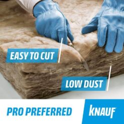 Knauf Insulation R-19 EcoBatt Kraft Faced Fiberglass Insulation Batt 15 in. x 94 in. x 6-1/4 in. 5001500/814622