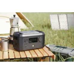 EcoFlow 300-Watt Continuous 500-Watt Peak Push Button Start, 210Wh Solar Generator With Fast Recharging Rivermini-US