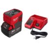 Milwaukee M18 18-Volt Lithium-Ion 175-Watt Powered Compact Inverter with 5.0 Ah Battery and Charger 2846-20-48-59-1850