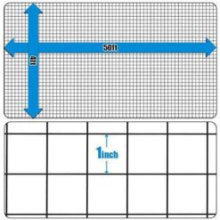 Fencer Wire 4 ft. x 50 ft. 14-Gauge Black PVC Coated Welded Wire Fence with Mesh Size 1 in. x 1 in. WV14-B4X50M11