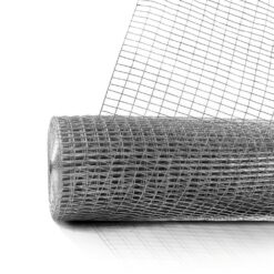 Fencer Wire 4 ft. x 100 ft. 16-Gauge Welded Wire Fence, Mesh Size 1/2 in. x 1 in., Multiple Use Galvanized Welded Wire Roll WB16-4X100MH1