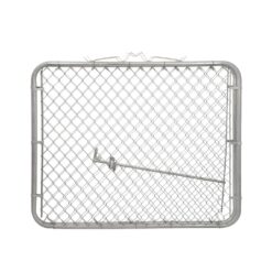 Everbilt 10 ft. W x 4 ft. H Galvanized Steel Drive Fence Gate 328402EB
