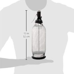 iSi North America Classic Sodamaker, 1 Quart - Stainless Steel Carbonation System for Sparkling Water