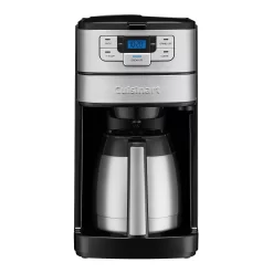 Cuisinart 10 Cup Coffee Maker with Grinder, Automatic Grind & Brew, Black/Silver