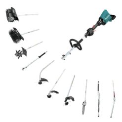 Makita XUX01ZM5 36V (18V X2) LXT Brushless Couple Shaft Power Head with String Trimmer Attachment, Tool Only