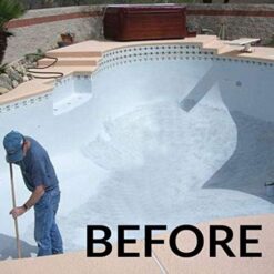 Doheny’s Pro-Grade High Build Self-Priming Epoxy Swimming Pool Paint | A Superior Epoxy Coating That, White