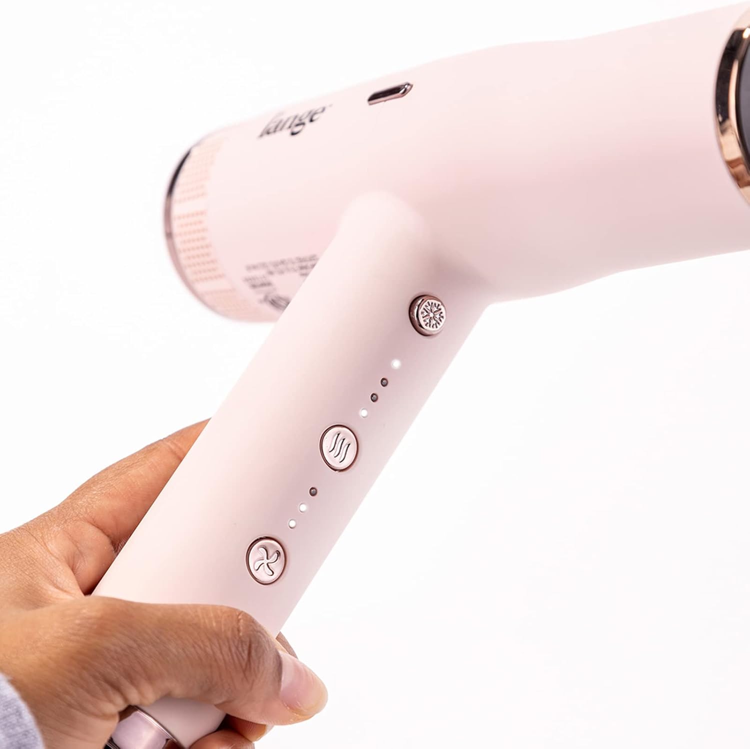 L'ANGE HAIR Le Styliste Luxury Hair Dryer, Quiet Brushless Blow Dryer with Diffuser, 1875 Watts for 4X Faster Drying