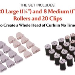 Remington Pro Hair Setter Hot Rollers, Curlers With Thermaluxe Advanced Thermal Technology