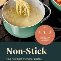 Caraway Nonstick Ceramic Dutch Oven Pot with Lid (6.5 qt, 10.5