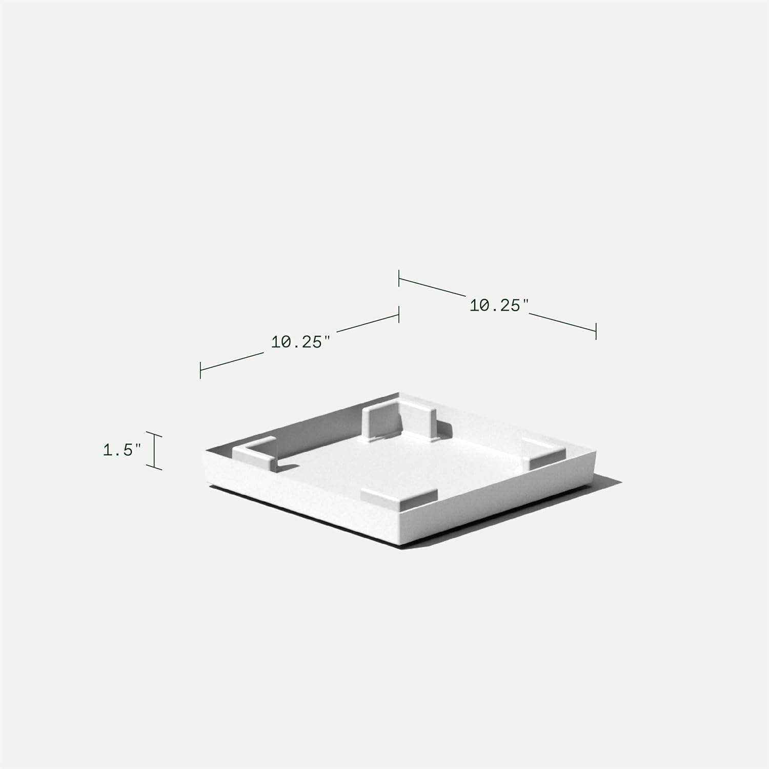 Veradek V-Resin Indoor/Outdoor Taper Planter (White, 30 inch - 2 Pack with 2 Saucer Trays)