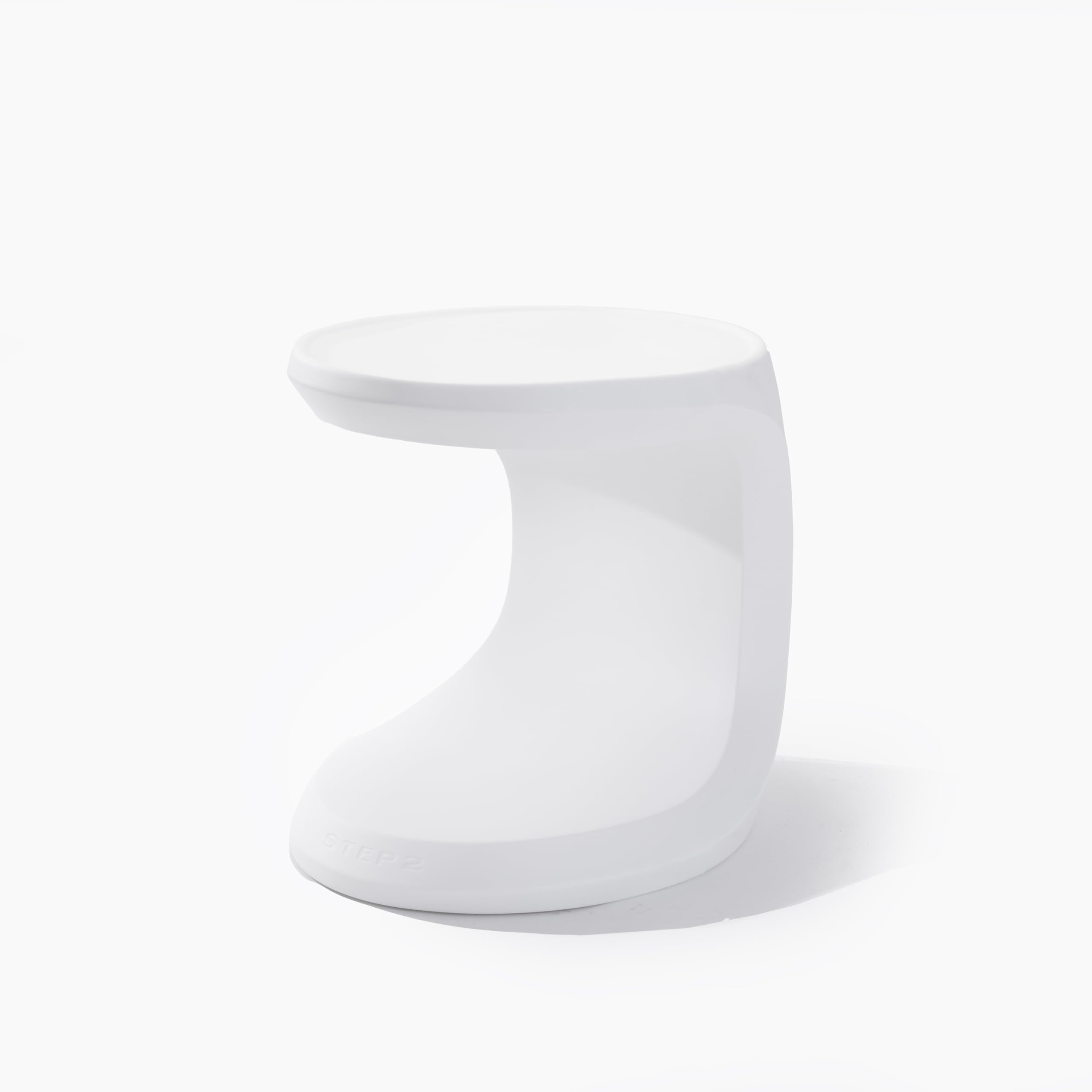 Step2 Mondello In-Pool Side Table, Outdoor/Indoor Waterproof Pool & Patio Furniture, Made of Durable Plastic, White