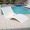 Step2 Vero Pool Lounger Loveseat, Fade-Resistant, Waterproof Patio Furniture, White
