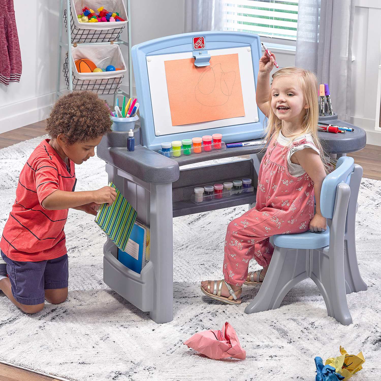 Step2 Studio Art Desk Pretend Play Set - Image 3