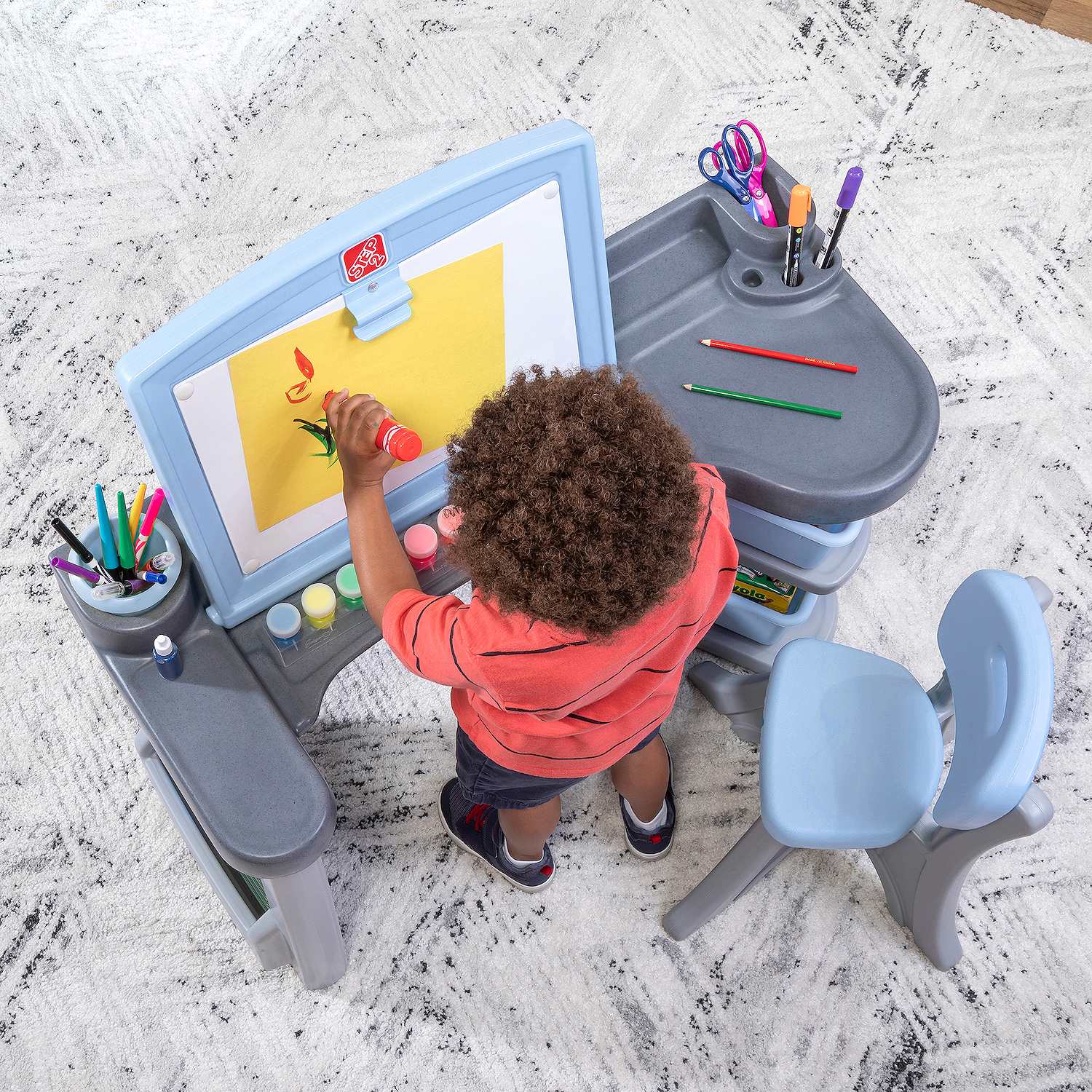 Step2 Studio Art Desk Pretend Play Set - Image 4