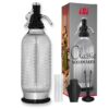 iSi North America Classic Sodamaker, 1 Quart - Stainless Steel Carbonation System for Sparkling Water