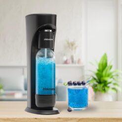 Drinkmate OmniFizz Sparkling Water and Soda Maker, Carbonates Any Drink, Special Bundle (Matte Black)