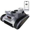 RERIOU Cordless Robotic Pool Cleaner -Pool Vacuum 180W Brushless Motor, 45,000Pa Suction, Wall Climbing, Sonar Navigation