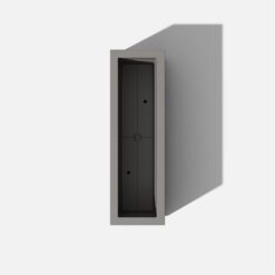 Veradek Block Series Long Box Planter - Large Rectangular Planter for Indoor or Outdoor Patio/Porch, Gray