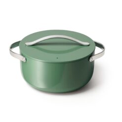Caraway Nonstick Ceramic Dutch Oven Pot with Lid (6.5 qt, 10.5") - Non Toxic, PTFE & PFOA Free - Sage