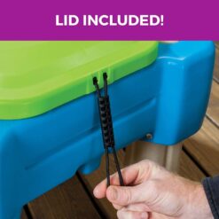 Step2 Cascading Cove Sand and Water Table, Kids Activity Sensory Playset, Comes with Umbrella, Summer Outdoor Toys