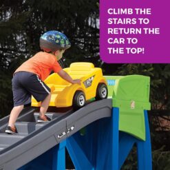 Step2 Extreme Coaster Kids Ride On Toy, Push Car, Indoor/Outdoor Roller Coaster & Playset, Max Weight 80 lbs.