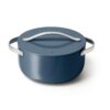Caraway Nonstick Ceramic Dutch Oven Pot with Lid (6.5 qt, 10.5")- Oven Safe & Compatible with All Stovetops - Navy