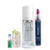 SodaStream Terra Sparkling Water Maker (White) with CO2, DWS Bottle and Bubly Drop