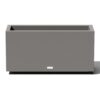 Veradek Block Series Long Box Planter - Large Rectangular Planter for Indoor or Outdoor Patio/Porch, Gray