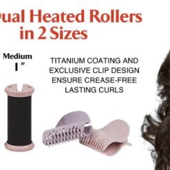Remington Pro Hair Setter Hot Rollers, Curlers With Thermaluxe Advanced Thermal Technology