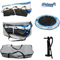 Wateraft 96-Inches x 6 -Seat Blue Inflatable raft