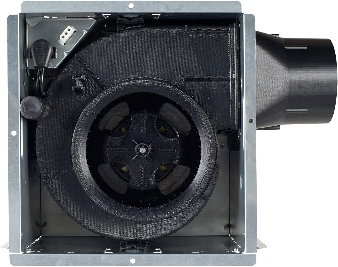 Broan-NuTone AE110L Ventilation Fan with LED Light and Roomside Installation, ENERGY STAR Certified, 110 CFM 1.0 Sones White