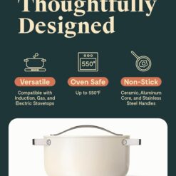 Caraway Dutch Oven Pot with Lid (6.5 qt, 10.5