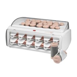 INFINITIPRO BY CONAIR Ceramic Flocked - Hot Rollers for Long, Medium, and All Hair - Hair Curler - Hair Roller Clips Included